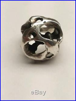 James Avery. Meteorite Moonrock Ring. 925 Size 7.5. Retired, Rare! (19004053)