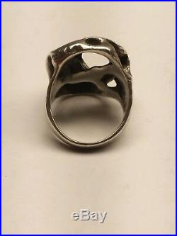 James Avery. Meteorite Moonrock Ring. 925 Size 7.5. Retired, Rare! (19004053)