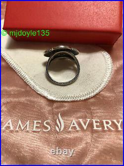 James Avery Milano Cultured Pearl Beaded Ring 9 HTF Retired L@@K