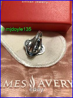 James Avery Milano Cultured Pearl Beaded Ring 9 HTF Retired L@@K