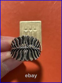 James Avery Mimosa Leaf Sterling Silver Ring Rare Retired Design