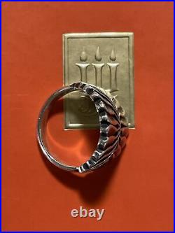 James Avery Mimosa Leaf Sterling Silver Ring Rare Retired Design