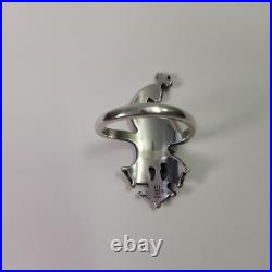 James Avery Modernist Peacock Fancy Bird VERY RARE Sterling Silver Size 7 -7.5