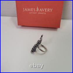 James Avery Modernist Peacock Fancy Bird VERY RARE Sterling Silver Size 7 -7.5