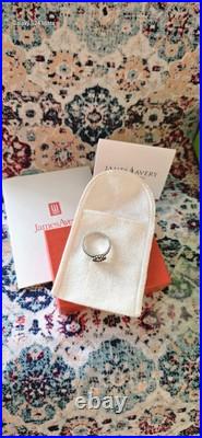James Avery NEW Retired Sterling Silver withbronze Heart, Radiant Heart Ring 7.5
