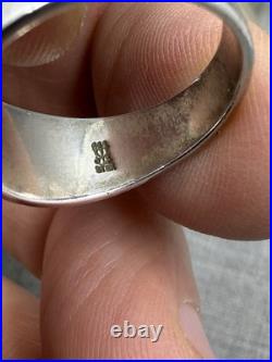 James Avery Narrow Tapered Graduated Sterling Silver. 925 Ring Size 8