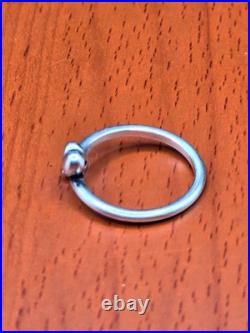 James Avery New Sterling Silver Wrapped In Love Sapphire Gemstone Band Ring