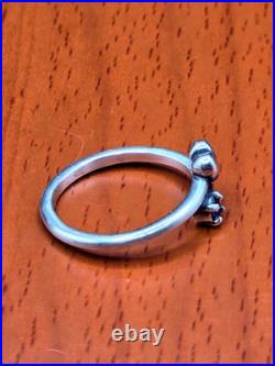James Avery New Sterling Silver Wrapped In Love Sapphire Gemstone Band Ring