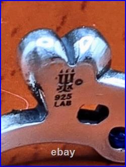 James Avery New Sterling Silver Wrapped In Love Sapphire Gemstone Band Ring