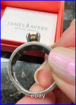 James Avery November Birthday Gift Gemstone Ring Citrine PRICE DROP Sz 6.5 Retir