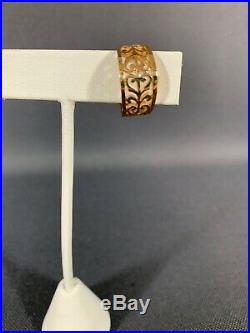 James Avery Open Adorned 14k Gold Ring Size 6 1/2 Never Worn