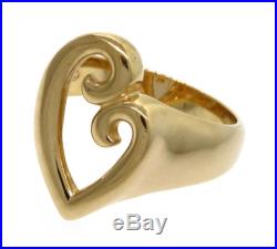 James Avery Open Heart Ring, 14K Yellow Gold Ring with Open Heart Design