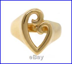 James Avery Open Heart Ring, 14K Yellow Gold Ring with Open Heart Design