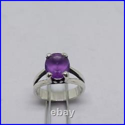 James Avery Oval Amethyst Gemstone Ring Size 8.25