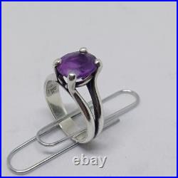 James Avery Oval Amethyst Gemstone Ring Size 8.25