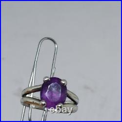 James Avery Oval Amethyst Gemstone Ring Size 8.25