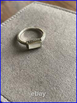 James Avery Palais Blanc Doublet Gemstone Ring Retired Size 7/7.5