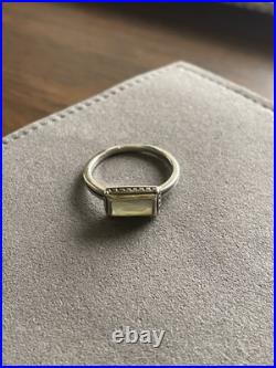 James Avery Palais Blanc Doublet Gemstone Ring Retired Size 7/7.5