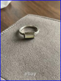 James Avery Palais Blanc Doublet Gemstone Ring Retired Size 7/7.5