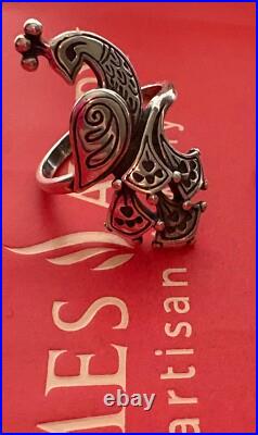 James Avery Peacock Fancy Bird VERY RARE SS S/10. Great Condition James Avery Peacock Fancy Bird VERY RARE SS S/10. Great Condition