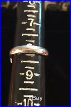 James Avery Pieces Of Eight Coin Ring Sterling Silver Size 8 Rare Retired