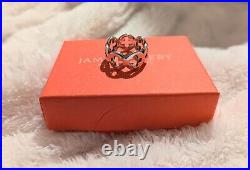 James Avery Quatrefoil Blossom Flower Ring Sterling Silver Size 8.5 Retired