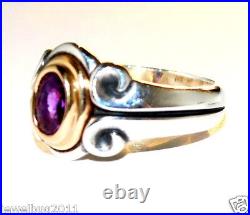 James Avery RARE, Retired Purple Amethyst Antique Scroll Ring