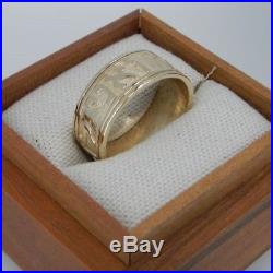 James Avery RETIRED 14K Gold Mens Song of Solomon Ring Size 12 HEAVY