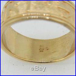 James Avery RETIRED 14K Gold Mens Song of Solomon Ring Size 12 HEAVY