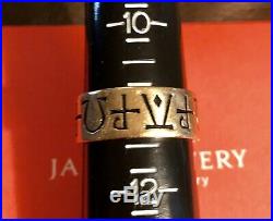James Avery RETIRED 14k Gold 10.8 Grams Alpha & Omega Rare Mens Ring Size 11