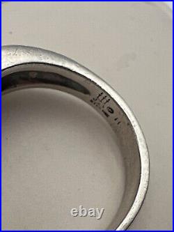 James Avery RETIRED. 925 Sterling 14K Gold Purple Amethyst Heart Ring Size 8