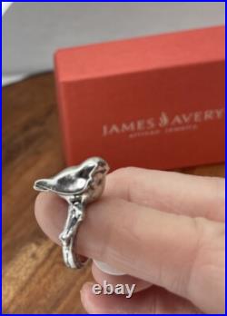 James Avery RETIRED Bird on Branch Ring Size 5.5 RARE