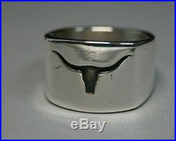 James Avery RETIRED Longhorn Ring Size 9