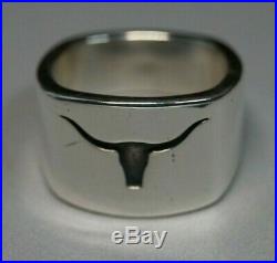 James Avery RETIRED Longhorn Ring Size 9