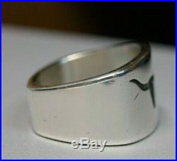 James Avery RETIRED Longhorn Ring Size 9