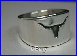 James Avery RETIRED Longhorn Ring Size 9