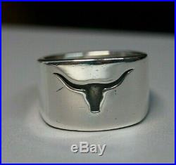 James Avery RETIRED Longhorn Ring Size 9