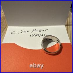 James Avery RETIRED Sterling MARTIN LUTHER Ring Size 13
