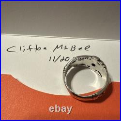 James Avery RETIRED Sterling MARTIN LUTHER Ring Size 13