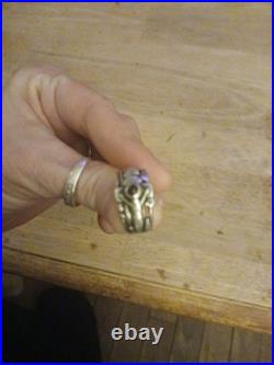 James Avery RETIRED Sterling MARTIN LUTHER Ring Size 6