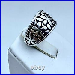 James Avery RETIRED Sterling SPRING BLOSSOM Ring Size 6.75