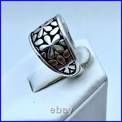 James Avery RETIRED Sterling SPRING BLOSSOM Ring Size 6.75