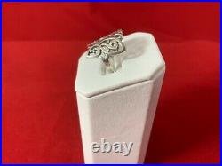James Avery RETIRED Sterling Silver Butterfly Ring Size 5