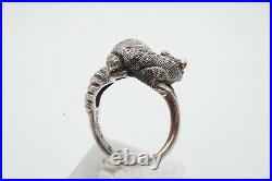 James Avery Racoon Ring Size 8 Sterling Silver 925 Retired Animal Rare