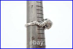 James Avery Racoon Ring Size 8 Sterling Silver 925 Retired Animal Rare