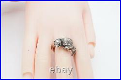 James Avery Racoon Ring Size 8 Sterling Silver 925 Retired Animal Rare