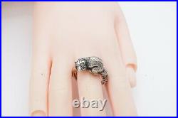 James Avery Racoon Ring Size 8 Sterling Silver 925 Retired Animal Rare