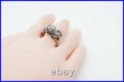 James Avery Racoon Ring Size 8 Sterling Silver 925 Retired Animal Rare