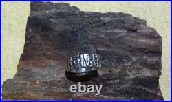 James Avery Rare 925 Sterling Silver Textured Band Ring Size 8.5