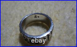 James Avery Rare 925 Sterling Silver Textured Band Ring Size 8.5